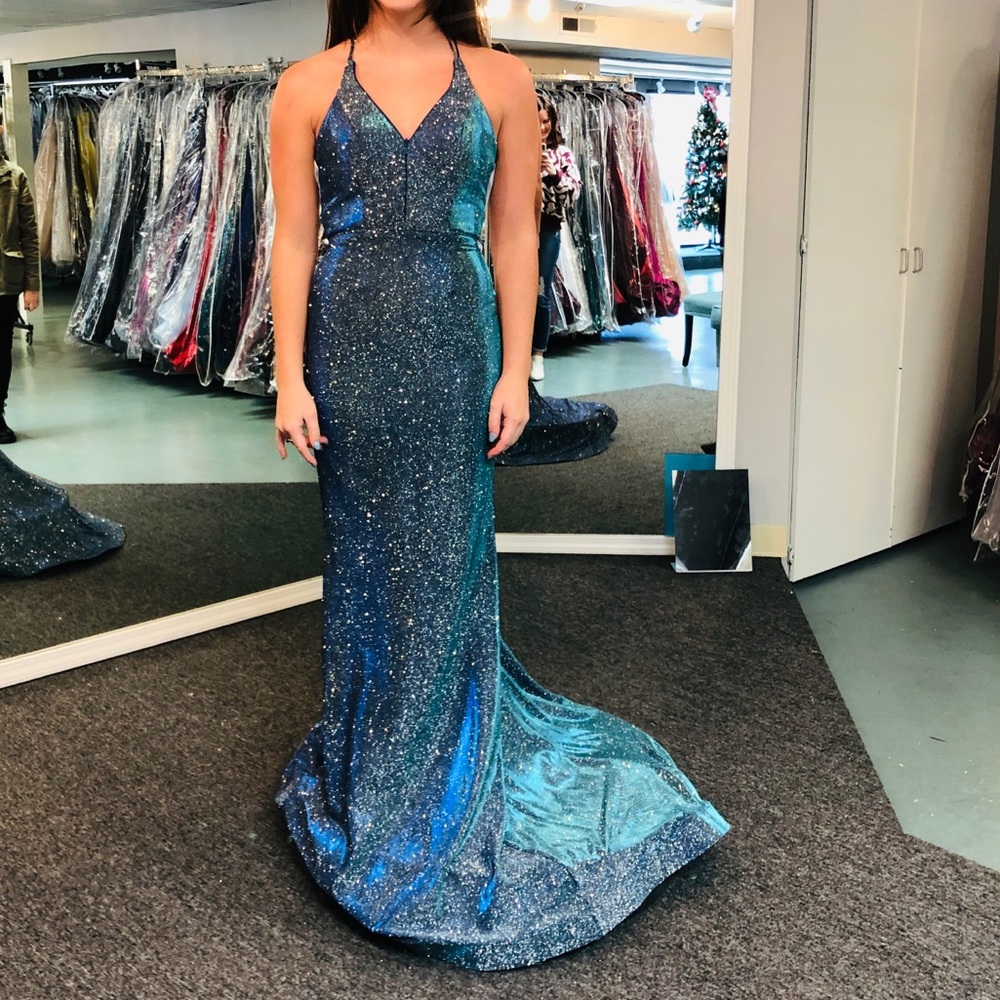 Jovani prom, pageant gown, Size 0 - Picture 9 of 9